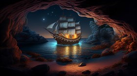 4K Sea Cave