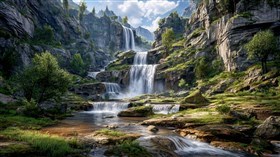 4K Drop Down Falls 44