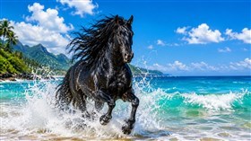 4K Sea Horse