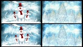 Snowman Winter Wall Pack