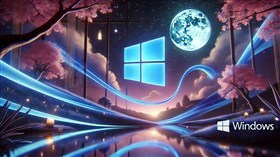 4K Win11 Moon Night