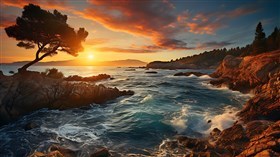 4K Beautiful Sunrise