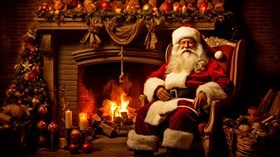 4K Cozy Santa