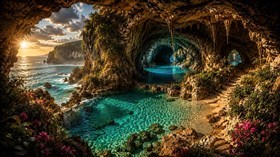 4K Sea Caves
