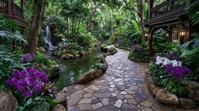 4K Garden Pond