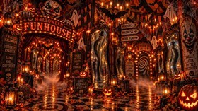 4K Halloween Funhouse