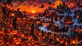 4K Halloween Collage