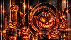 4K Halloween Pumpkins