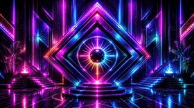 4K Neon Diamondback