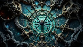 Fractal spiderweb